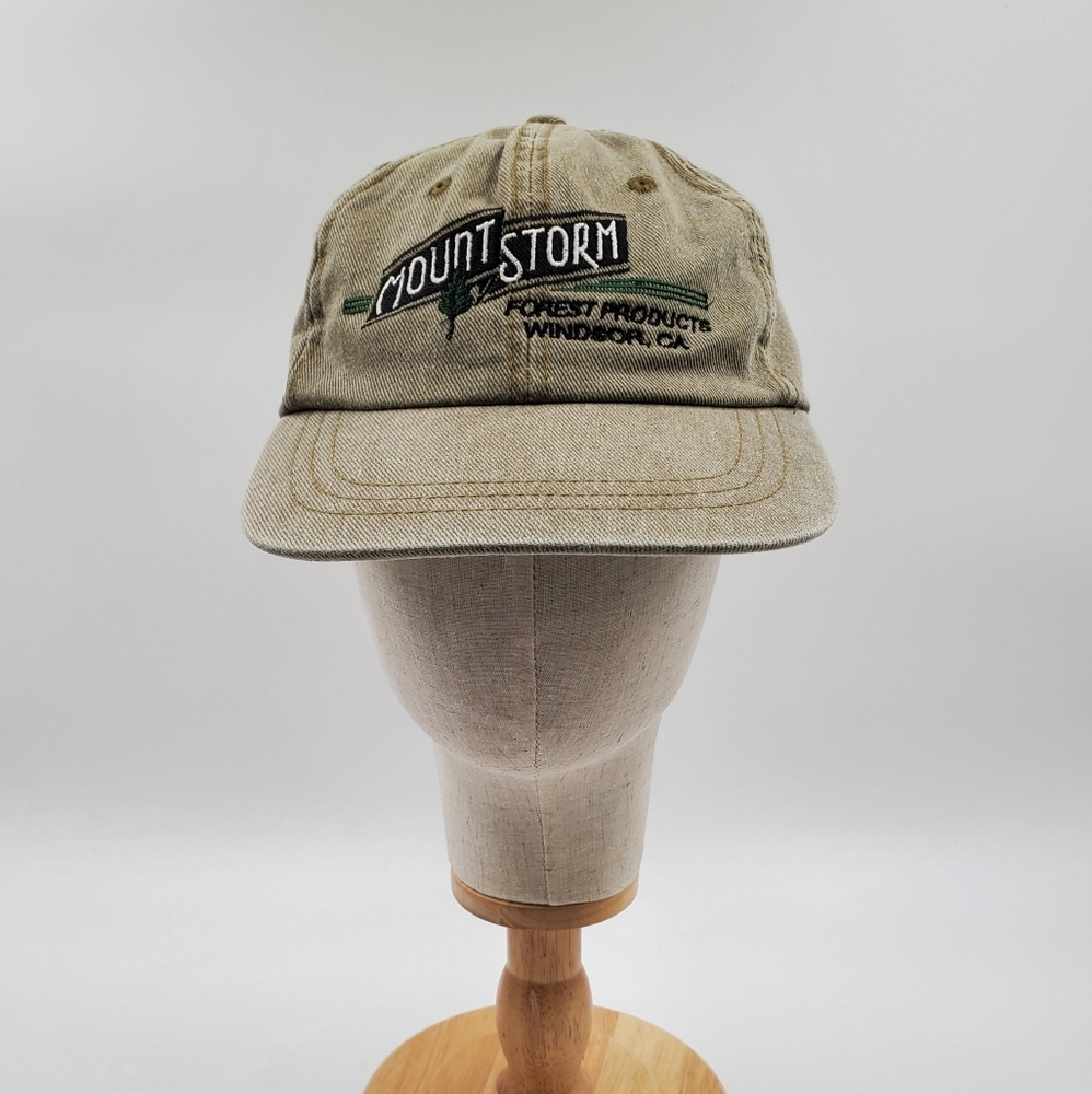 Mount Storm Forest Products Vinatge Strap Back Hat